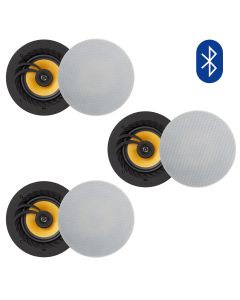 Lithe Audio  Bluetooth Wireless 6.5'' Ceiling Speaker ( 3 Master And 3 Passive )